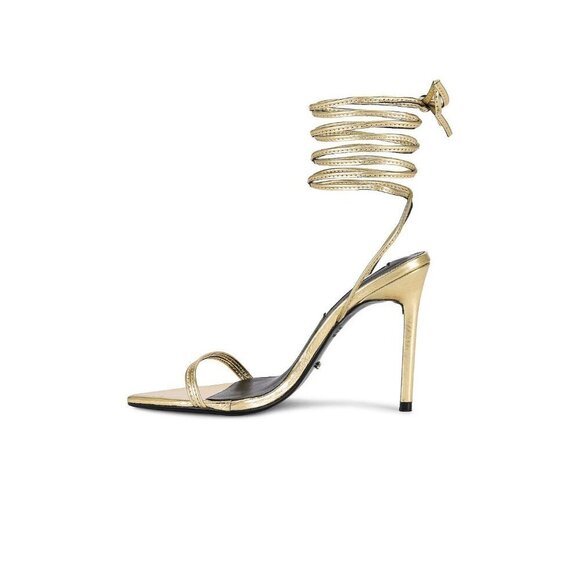 Tony Bianco Millie Sandals in Gold Foil 9 with Box Womens High Heels - Picture 4 of 15